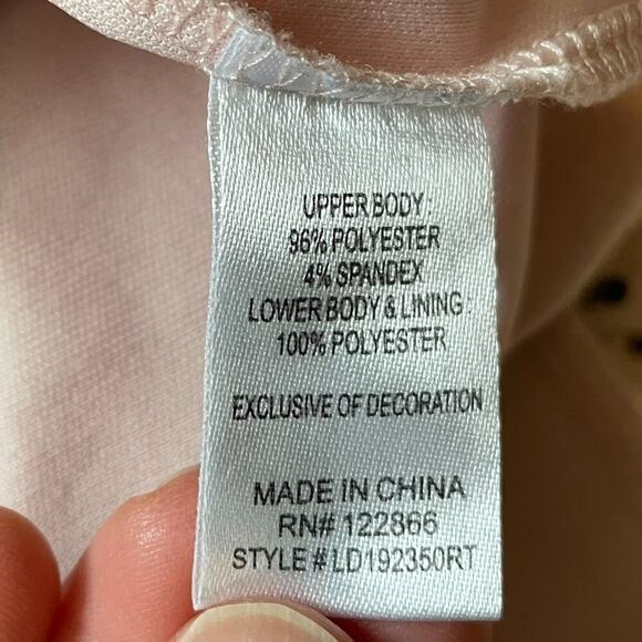 Black & Pink Polka Dot, Flower, Rose, Tulle, Sleeveless, Collared, Party Dress - Picture 8 of 11